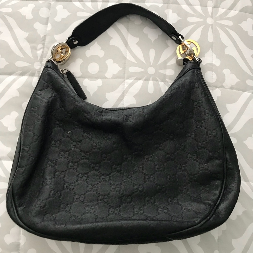 Authentic Gucci Leather Bag size 13inx5